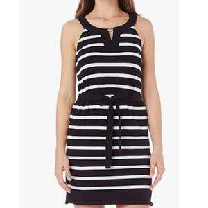 Allison Brittney Women's Tied Striped Dress M 266